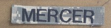 US Namensschild MERCER Tarnung UCP 1 Stk Uniform Klett Feuerwehr Bundeswehr