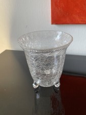 50/60-er: CRAQUELE GLAS VASE