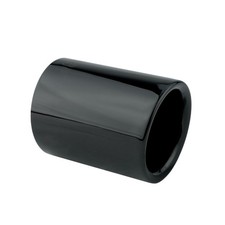 Auspuffblende Schwarz