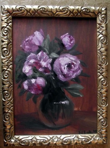 Vase pfingstrosen - vase,