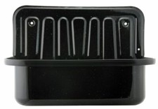 Ausgussbecken Stahl schwarz Granitoptik Kellerwaschbecken