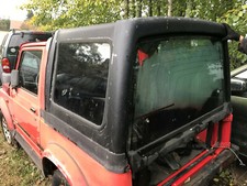 SUZUKI SJ410 SJ413 SAMURAI HARDTOP VERDECK SCHWARZ MIT HECKSCHEIBE !!!