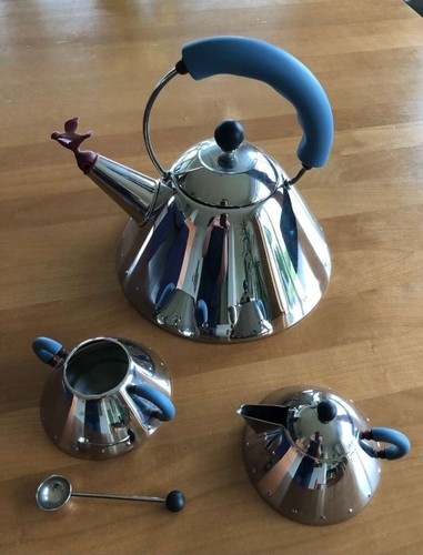 Alessi teekanne mit zuckerdose - alessi,