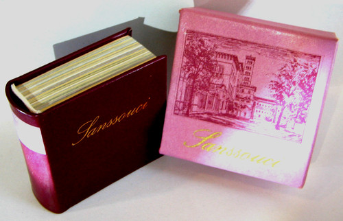 Minibuch leder sanssouci - leder,