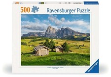 Ravensburger Puzzle 12001383 Dolomitenidylle Seiser Alm - 500 Teile 12+