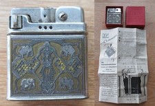 Aus alter Feuerzeug Sammlung Benzin Feuerzeug ROWENTA Indien Style
