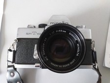 Minolta SRT 101 Spiegelreflexkamera Objektiv MC-Rokkor PF 1:1,7 f:55mm