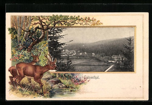 Passepartout-Lithographie