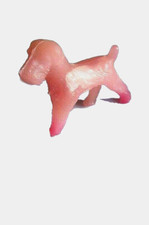 alter Hund Kurzschwanz Schnauzer Kunststoff Plastik Miniatur Figur Tier