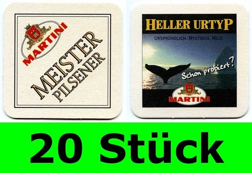 Stück bierdeckel - 20,