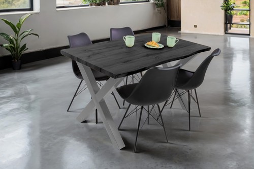 Esstisch baumkante holz optik - esstisch, holz-optik