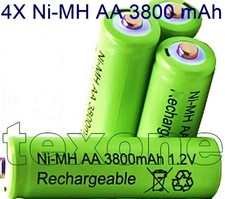 4 x Universal Akku AA 3800 Micro NiMH 1,2V kompatibel zu Alle AA Geräte