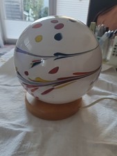 tischlampe gebraucht Glaskugel 20cm Durchmesser 