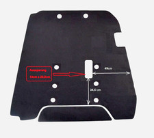 Gastraummatte SCHWARZ für