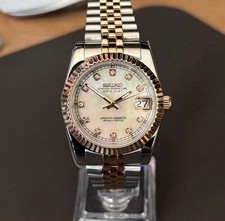 Seiko Mod | Gold White