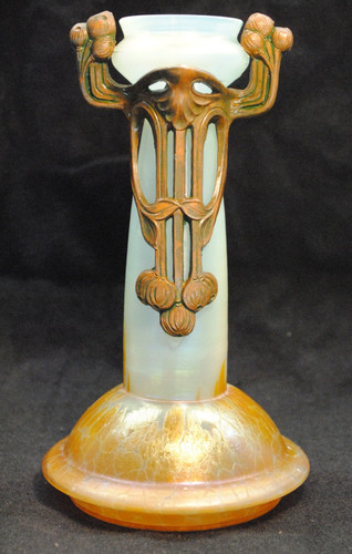 Jugendstil glasvase mit - jugendstil,