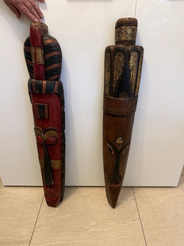 Afrikanische masken aus holz - masken,