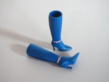 Barbie Stiefel Blau Kniehoch
