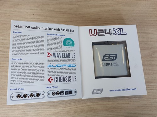 Esi u24xl audio interface - esi,