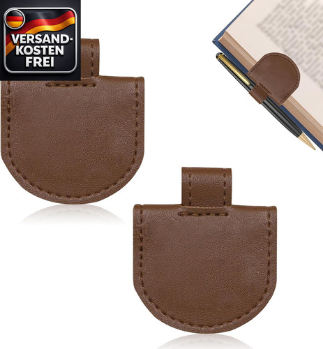 Leder lesezeichen set - set, stück