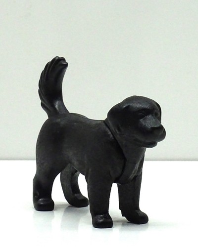Grosser schwarzer hund - grosser,