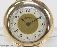 Damen Taschenuhr Marke Alpina in aus 585 er Gold Antik Uhr 1900 Sammlerstück
