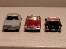 WIKING H0 SET VERSCHIEDENE MERCEDES-BENZ ROADSTER 190 SL+230 SL+350 SL HARDTOP