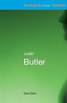 Judith butler routledge - butler, (routledge