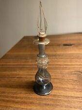 Parfüm Flacon, mundgeblasenes Glas, blau, orientalisch