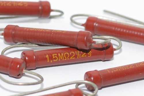 Vintage karbowid widerstand - 6x, karbowid-widerstand