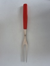 WMF Fleischgabel mit rotem Griff