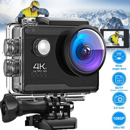 Action cam 4k60fps - cam, 20mp
