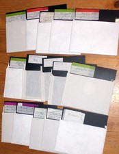 15 Mini Disketten verschiedene