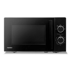 MEDION Mikrowelle 20 Liter 800 Watt  5 Mikrowellenstufen Auftaufunktion schwarz