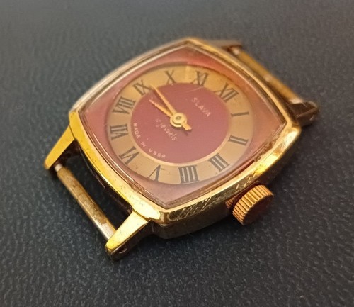 Vintage slava damen armbanduhr - vintage,