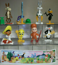 (887) Satz Steckfiguren LOONEY TUNES + 8 BPZ + AKF ungeklebt FERRERO 1997 / K98