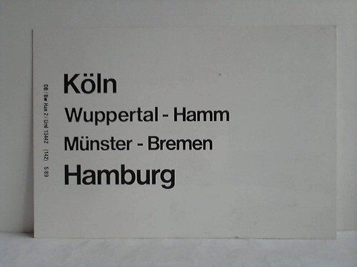 Köln wuppertal hamm - köln,,