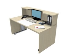 Empfangstheke Solid 160 cm mit