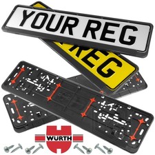 Reflektierende Nummernschilder