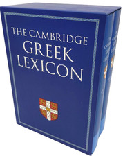 The Cambridge Greek Lexicon 2 Volume Hardback Set NEW Boxed