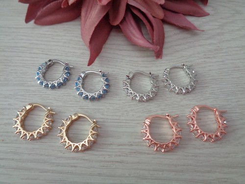 Ohrcreolen silber gold - ohrcreolen, silber/gold/rose'