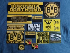 14 Aufkleber Sticker Fußball Ultras Fans BVB Borussia Dortmund 