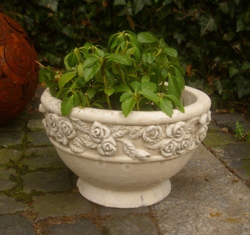 Pflanztopf rose schale - rose,