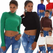Damen Rollkragen Pullover