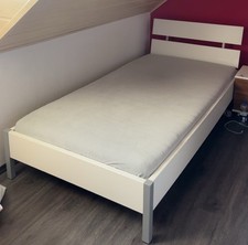 Eichenholz Bett 140x200 cm mit