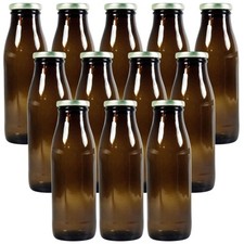 12 braune Glasflaschen 500 ml