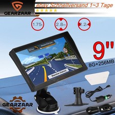 9 Zoll HD GPS Navi Navigationsgerät 8G für Auto LKW PKW Navigation EU DE Karte