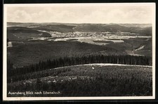Eibenstock, Ansichtskarte, Blick vom Auersberg 
