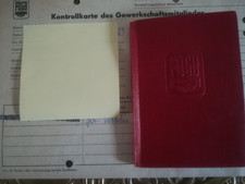 FDGB Mitgliedsbuch von