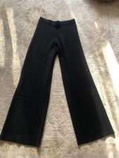 schwarze Prada-Strickhose